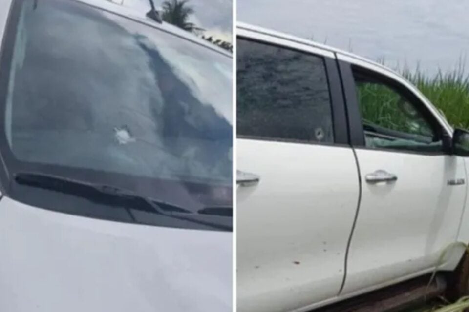 Carro em que as vítimas estavam