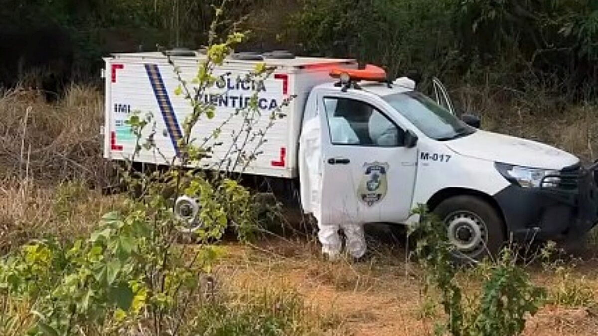 Imagem do local onde o corpo foi encontrado