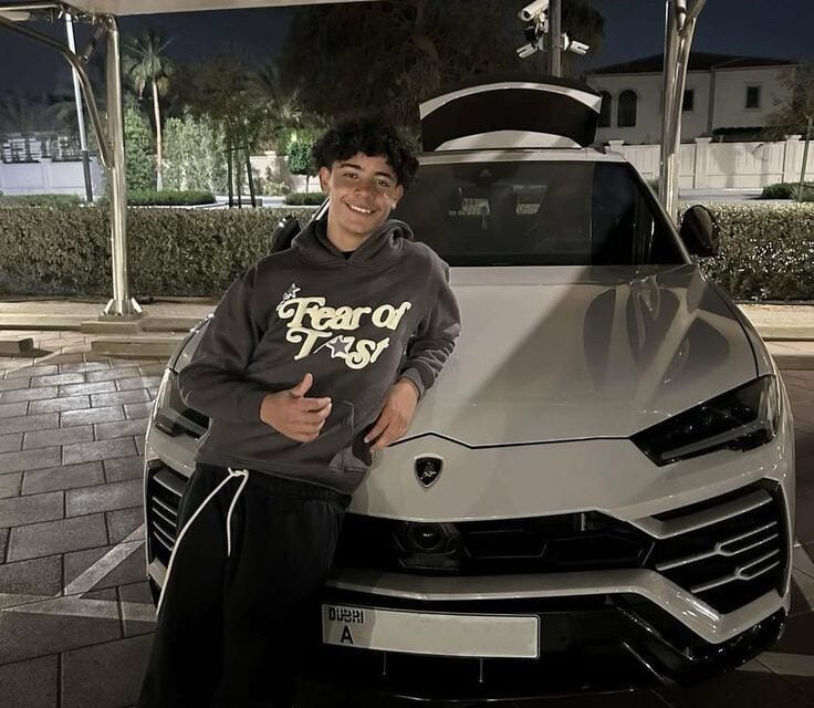 Cristiano Ronaldo Jr ganha uma Lamborghini Urus