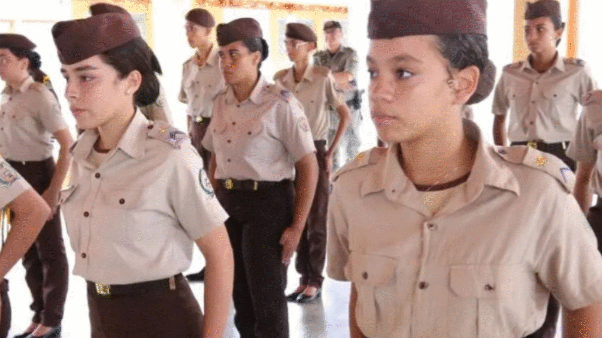 Inscrições para sorteio de vagas em colégios militares de Goiás terminam na sexta (31) (Foto: Governo de Goiás)