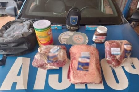 Homem é preso após furtar carne, fórmula infantil e pote de Nutella em supermercado de Goiânia