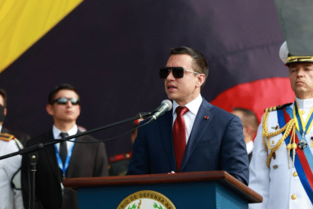 Presidente do Equador declara estado de exceção e suspende direito à reunião em parte do país (Foto: Instagram/Daniel Noboa)