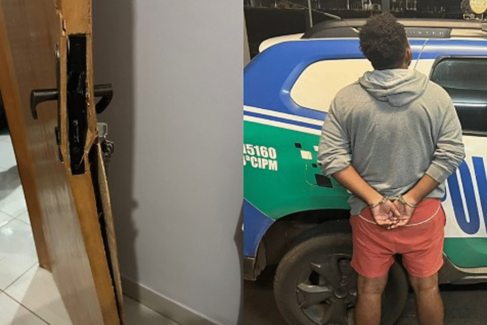 Homem é preso suspeito de invadir a casa da ex e tentar agredi-la em Trindade