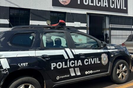 Imagem da fachada da delegacia