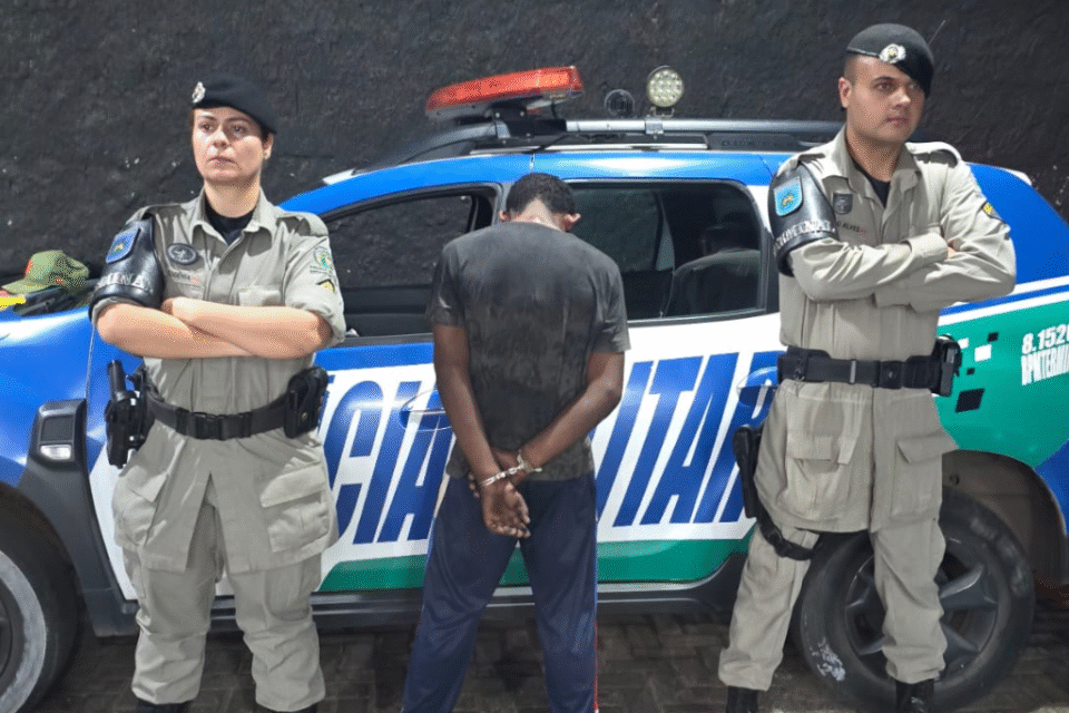 Homem é preso após invadir e furtar celulares de galpão da Região da 44. em Goiânia