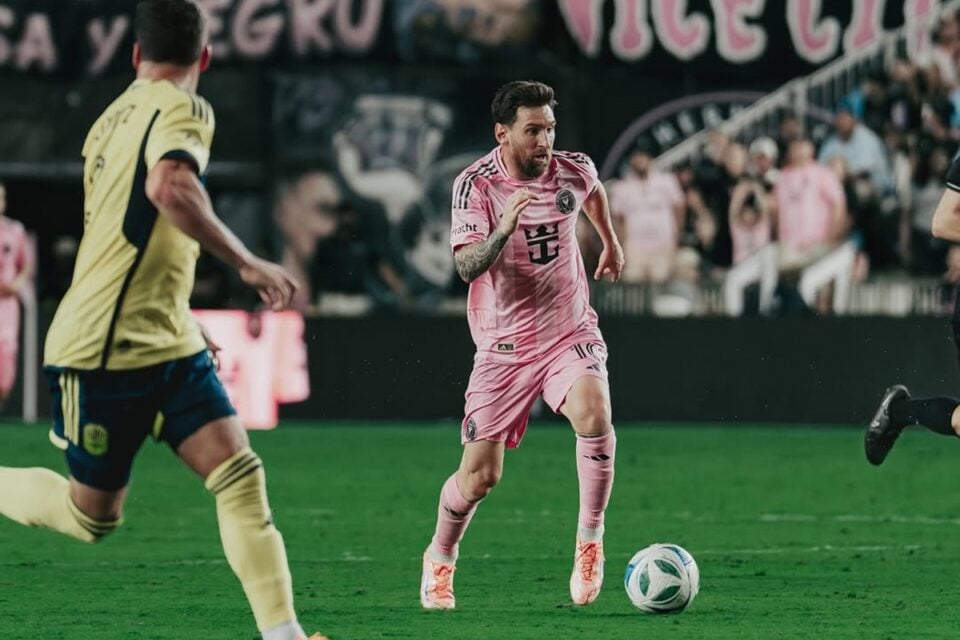 Lionel Messi em partida pelo Inter Miami
