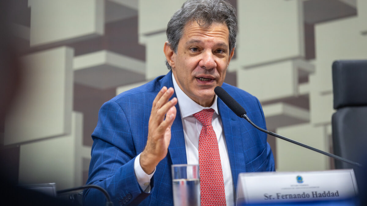 Haddad: 'se não chegar nos CEOs das facções, o dinheiro vai voltar a abastecer o crime' (Foto: Ministério da Fazenda)