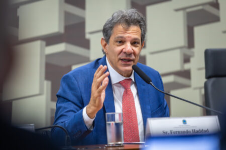 Haddad: 'se não chegar nos CEOs das facções, o dinheiro vai voltar a abastecer o crime' (Foto: Ministério da Fazenda)