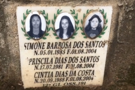 Simone, Priscila e Cintia: a história das três amigas enterradas juntas em São Paulo (Foto: Reprodução)