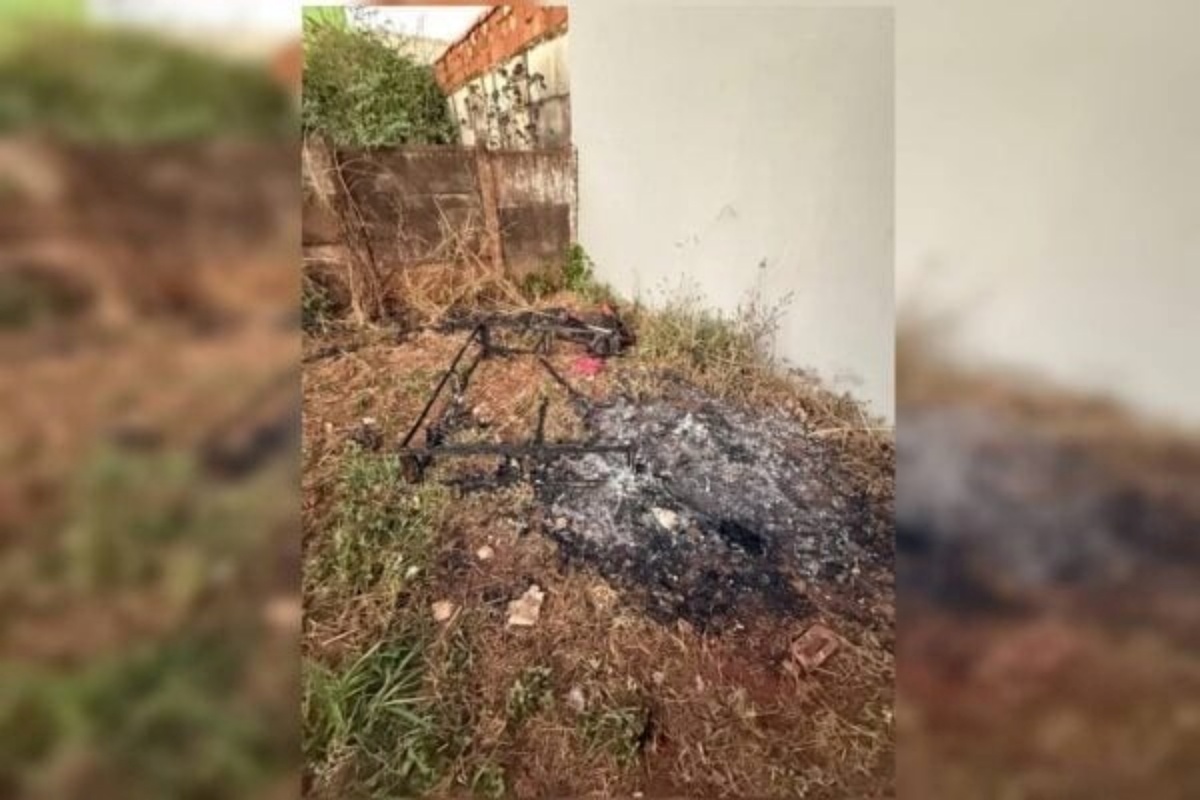 Local onde o corpo foi encontrado
