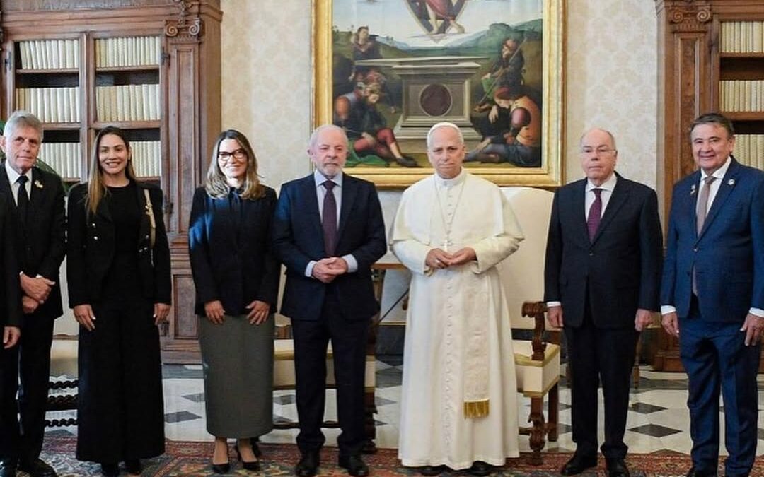 Presidente Lula se reúne com Papa Leão XIV nesta segunda no Vaticano