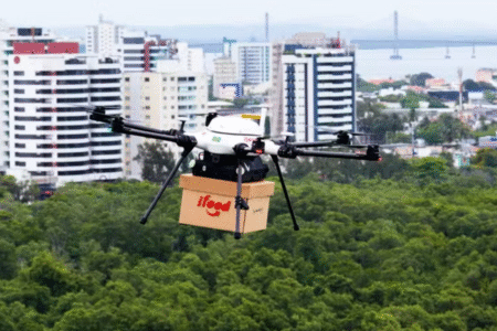 iFood retoma entregas por drones após autorização da Anac (Foto: Divulgação)