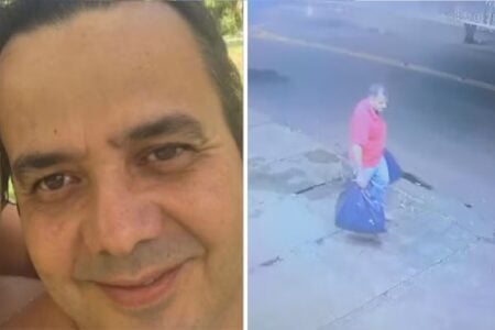 Imagem mostra rosto do empresário Fabrício Brasil Lourenço, assassinado no último sábado no setor Bairro Feliz (Foto: Reprodução)