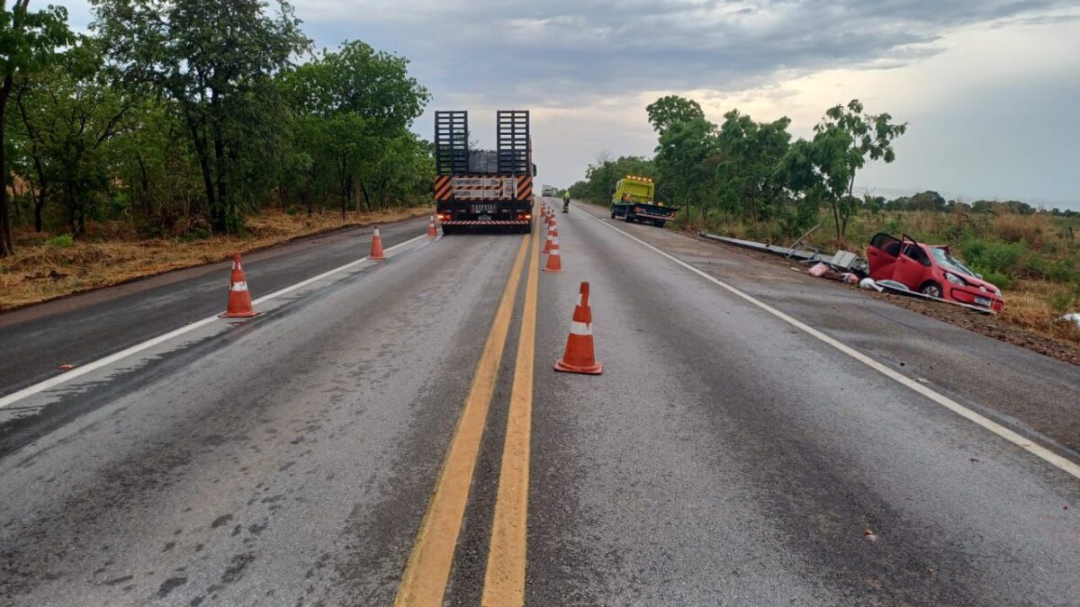 Imagem do local do acidente