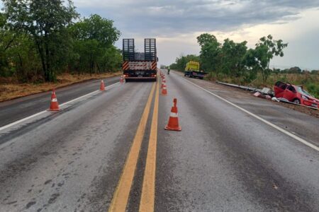 Imagem do local do acidente