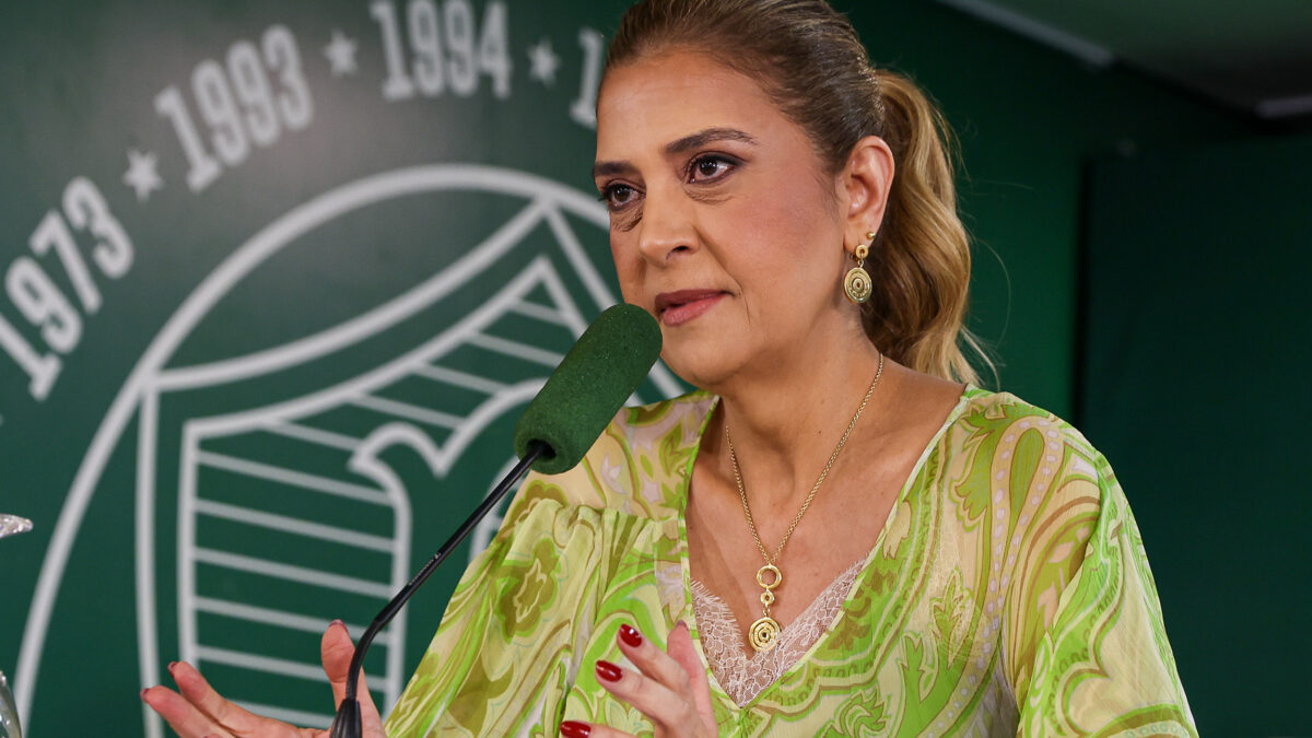 Leila Pereira, presidente do Palmeiras