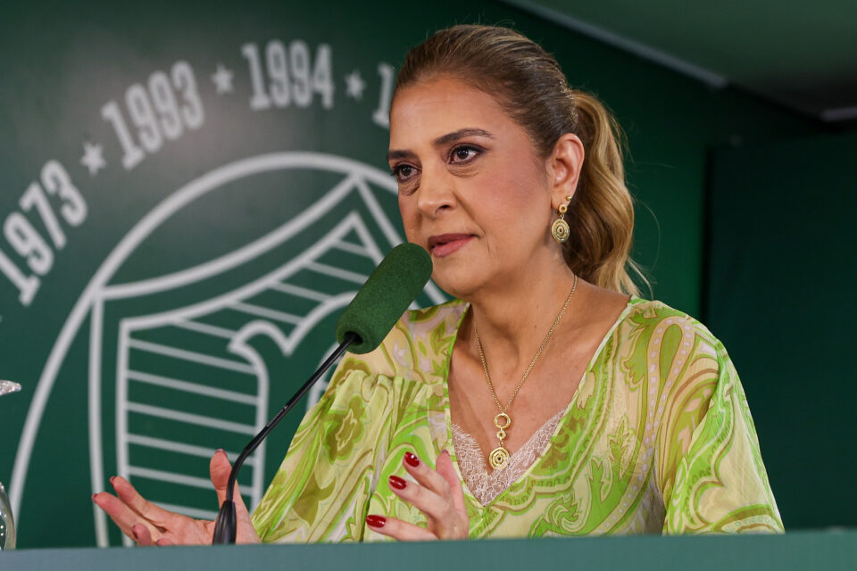 Leila Pereira, presidente do Palmeiras