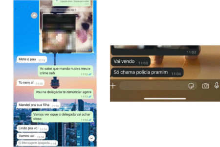 Imagem prints da conversa