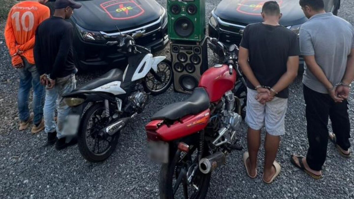 Polícia prende quatro homens por roubo e negociação ilegal de motos em Aparecida de Goiânia