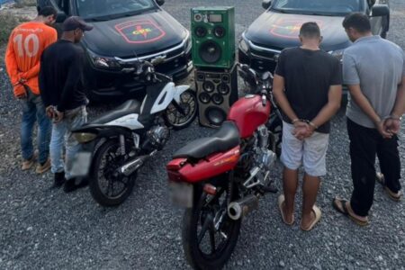 Polícia prende quatro homens por roubo e negociação ilegal de motos em Aparecida de Goiânia
