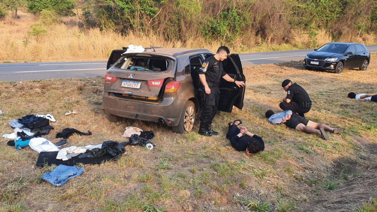 Presa quadrilha que veio de SP para roubar apartamentos de luxo em Goiânia (Foto: Divulgação)