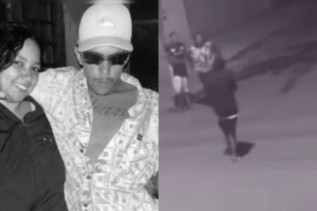 Casal foi executado a tiros no meio da rua em Águas Lindas de Goiás (Fotos; redes sociais e divulgação/PC)