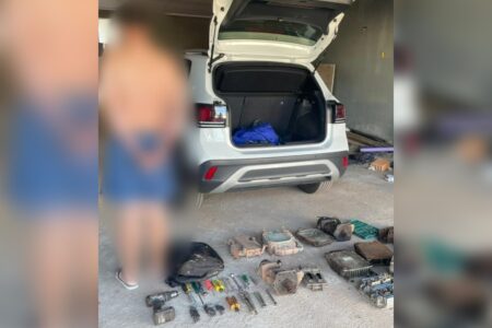 Empresário de Luziânia é preso por furtar peças de caminhões e revender no mercado clandestino