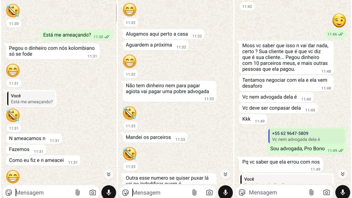 'Pegou dinheiro com nós, colombianos, só se f...', diz suspeito de colocar fogo em salão em Goiânia