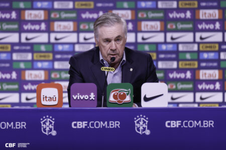 Carlo Ancelotti, técnico da Seleção Brasileira