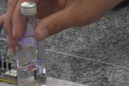 Canudo detecta contaminação por metanol