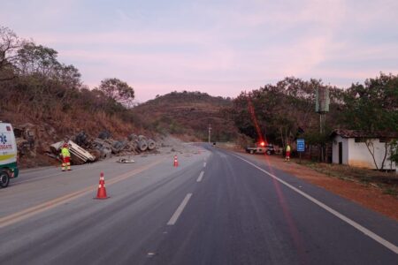 Imagem do local do acidente