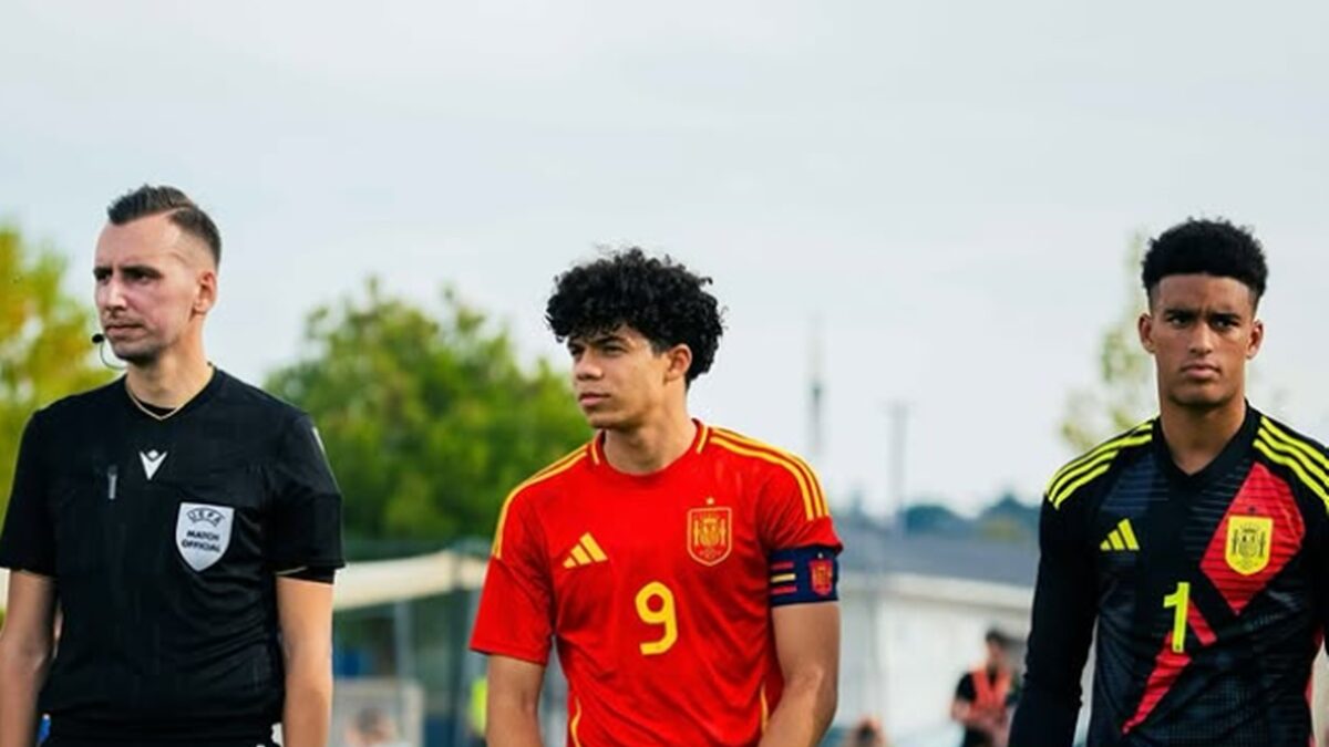 Filho de Marcelo em jogo da Espanha