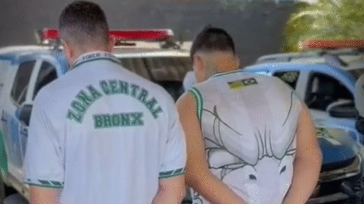 Torcedores do Goiás são presos por emboscada contra rivais do Vila (Foto: Reprodução)