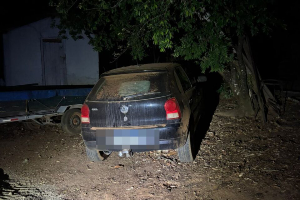 Carro apreendido