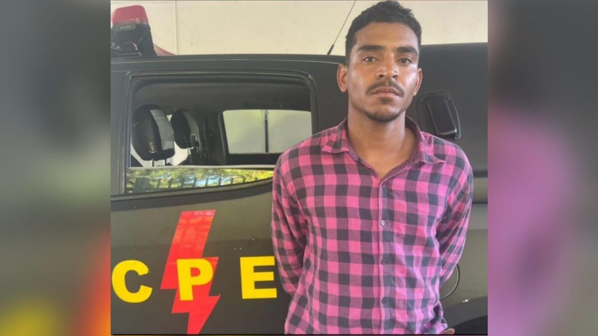 Imagem do réu preso