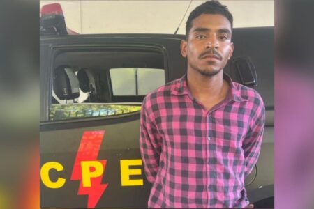 Imagem do réu preso