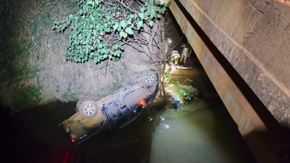 Imagem do local do acidente