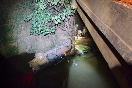 Imagem do local do acidente