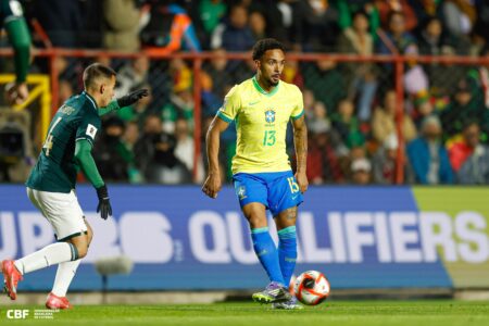 Vitinho, lateral da Seleção Brasileira