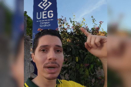 Estudante expulso da UnB após denunciar 'doutrinação' se matricula na UEG (Foto: Reprodução)