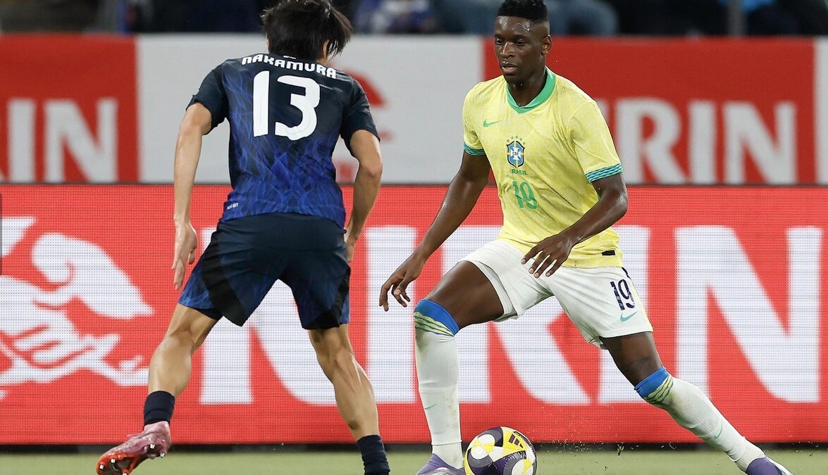 Brasil perde de virada para Japão em amistoso