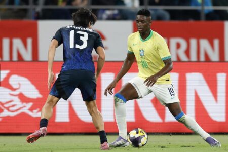 Brasil perde de virada para Japão em amistoso