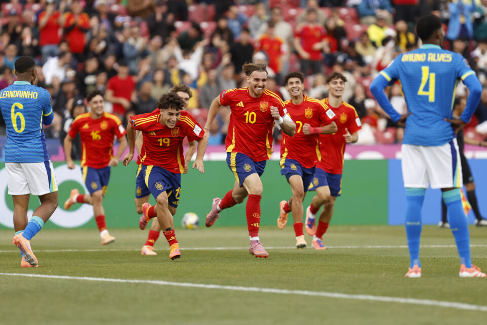 Espanha 1x0 Brasil, pela Copa do Mundo Sub-20