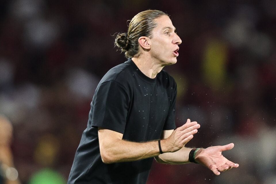 Filipe Luís, treinador do Flamengo