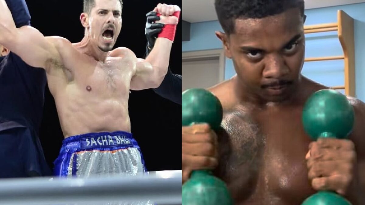 Ex-Fazenda e Ex-BBB participaram do Fight Music Show Vídeo: Sacha Bali comenta vitória em luta contra Davi Brito: 'Mereceu tomar pau'