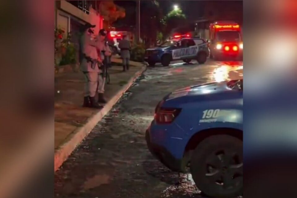 Imagem da cena do crime