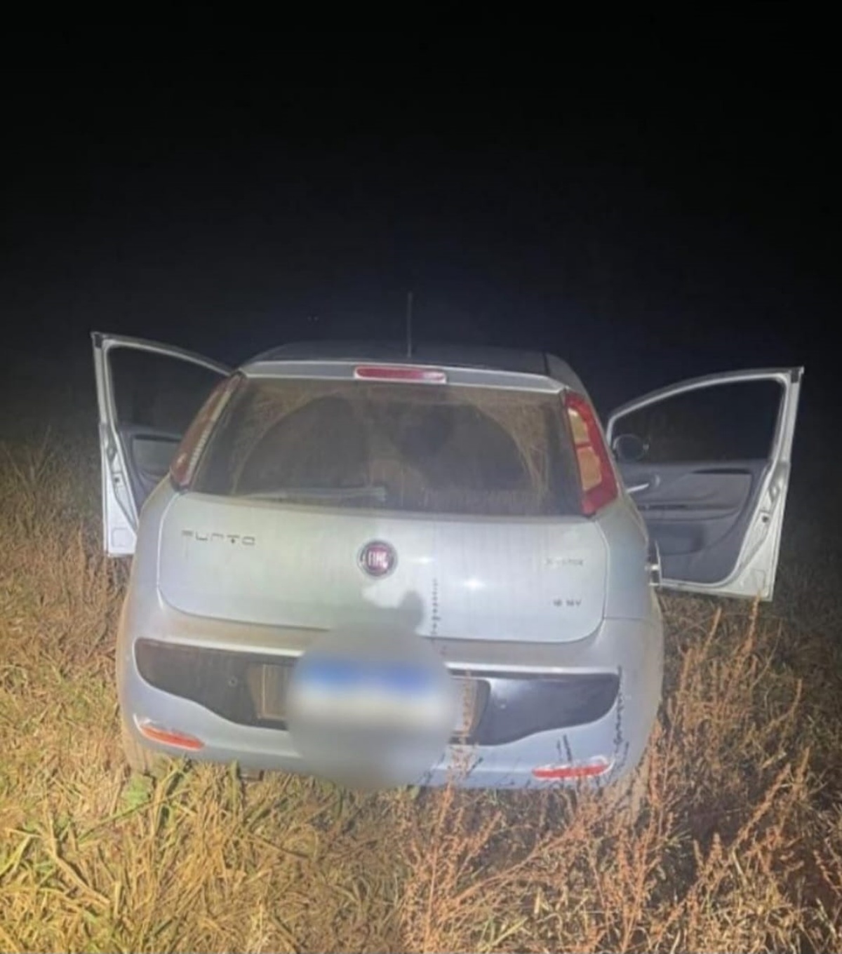 Imagem do carro usado no sequestro