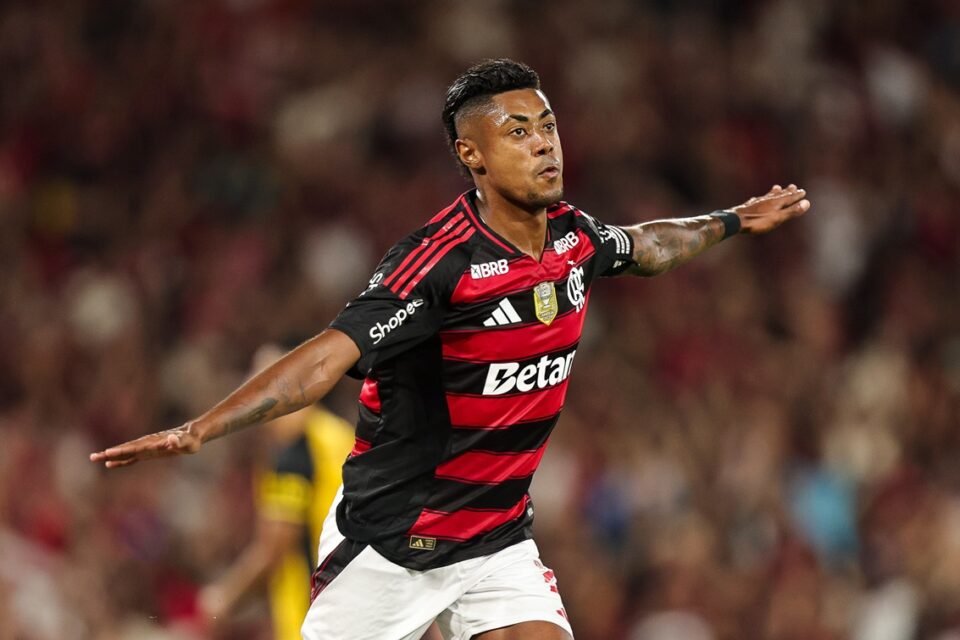 Bruno Henrique em partida pelo Flamengo