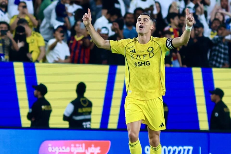 Cristiano Ronaldo em partida pelo Al Nassr