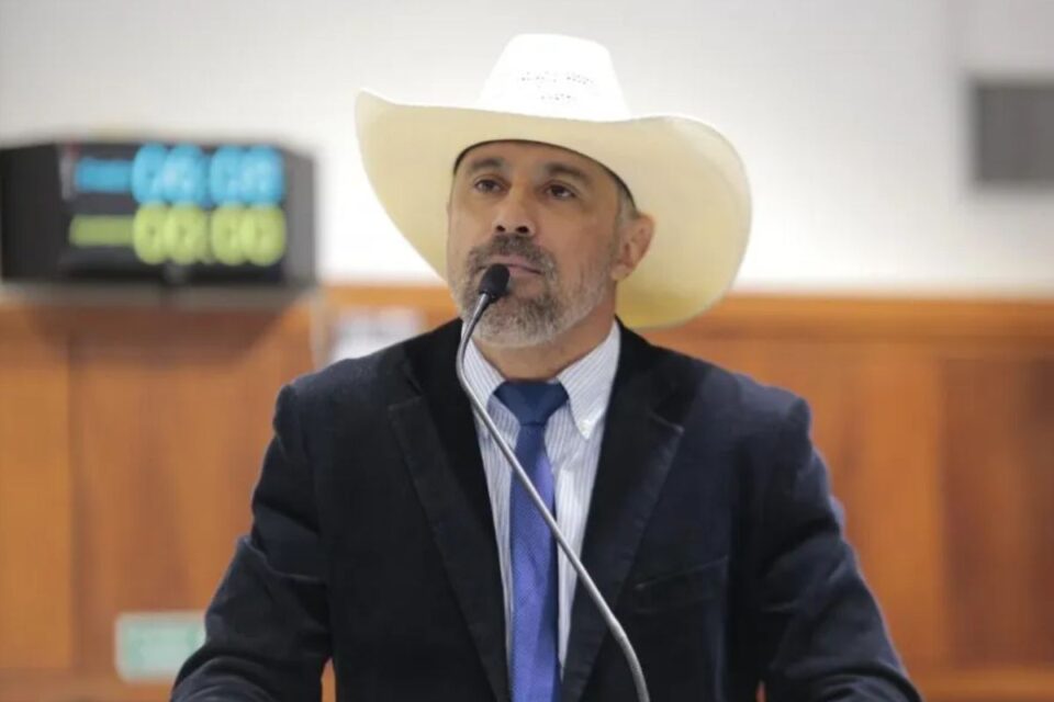 'Espíritos do demônio': Amauri Ribeiro critica exposição na Assembleia Legislativa de Goiás (Foto: Alego)